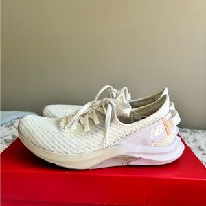 New Balance Women's Cream Athletic Shoes